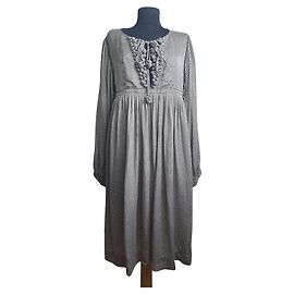 By Malene Birger Jessa Seidenkleid grau Grau