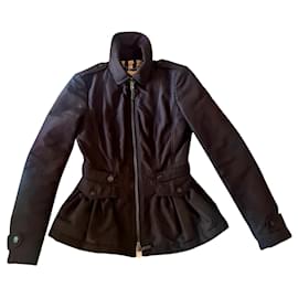Burberry Black Fitted Jacket Black
