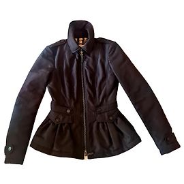 Burberry Taillierte Jacke Schwarz Schwarz