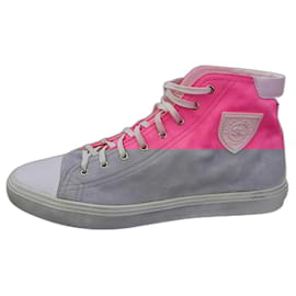 Saint Laurent-Bedford high neakers - fluo fuchsia-Fuschia