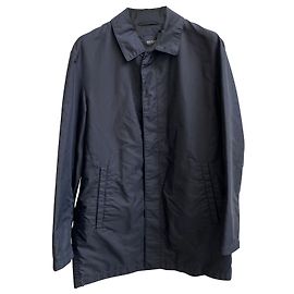 Abrigo Hugo Boss Candon en algodón negro Negro