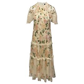Needle & Thread Vestido com agulha e linha Rosie para tornozelo Multicor