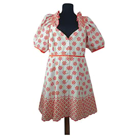 Autre Marque Robe Alice McCall en coton brodé Multicolore