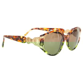 Fendi-Fendi Brown Round Tinted Sunglasses-Brown,Black