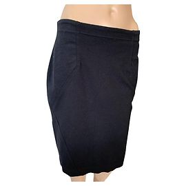 Gonna nera Hugo Boss lunghezza al ginocchio Nero