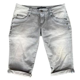 Calvin Klein Jeans Denim Shorts Grau Grau
