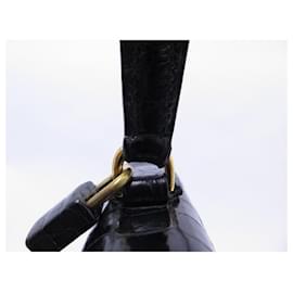 Hermès-Kelly 35 en cocodrilo raro para coleccionistas-Negro