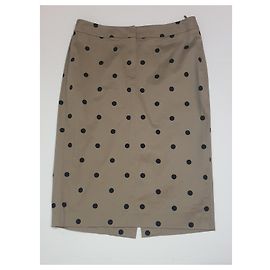 Jupe midi Max Mara en coton et élasthanne Multicolore