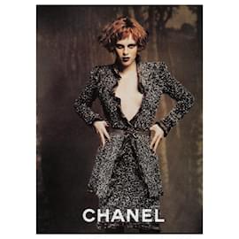 Chanel-SELTENE flauschige Tweed-Jacke-Mehrfarben 