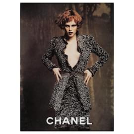 Chanel-Veste en tweed duveteux RARE-Multicolore