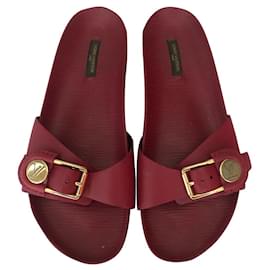 Louis Vuitton Mules Dark red