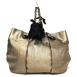 Sacola Lanvin Dourado