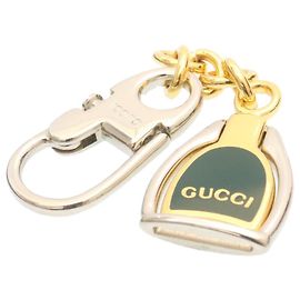 GUCCI Charm Gold Silber Auth 24789 Silber Golden