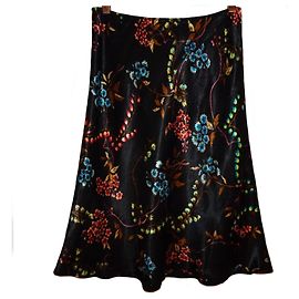 RARE KENZO JEANS FALDA CON ESTAMPADO FLORAL Multicolor