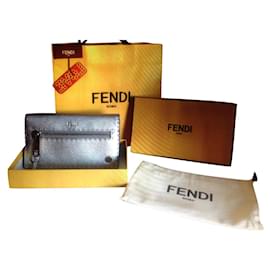 Fendi-Purses, wallets, cases-Silvery
