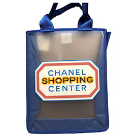 Chanel-cabas shopping center-Bleu