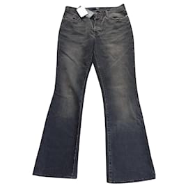 Jeans Bootcut Just Cavalli Cinza de Algodão Cinza