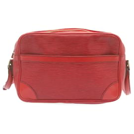 Louis Vuitton-LOUIS VUITTON Epi Trocadero 27 Bolsa de ombro vermelha M52317 LV Auth as159-Vermelho