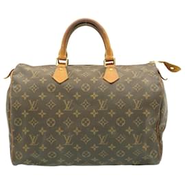 Louis Vuitton-Louis Vuitton Monogram Speedy 35 Borsa a mano M41524 LV Auth ar4470-Altro