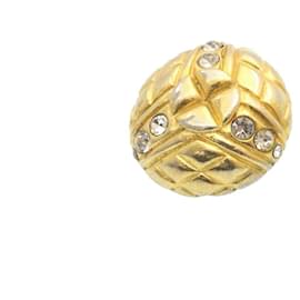 Chanel-CHANEL orecchino a clip tono oro CC Auth ar4785-Altro