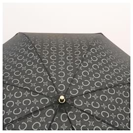 Céline-CELINE C Macadam folding Umbrella Black Auth ar4553-Black