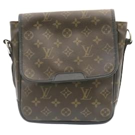 Louis Vuitton-LOUIS VUITTON Monogram Macassar Bass PM Shoulder Bag M56717 LV Auth ar4578-Other