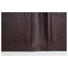 Louis Vuitton-Bordeaux Taiga Leather Card Bifold Wallet Pocket Organizer-Other