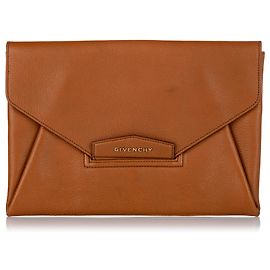 Bolsa tipo clutch Givenchy Brown Medium Antigona Marrom