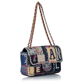 Chanel-Chanel Multi CC Turnlock Tweed Patchwork Flap Bag-Multiple colors