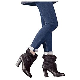 Botins Rag & Bone Holt em couro e nubuck preto Preto