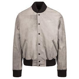 Off White Flughafen-Tape-Uni-Jacke Grau