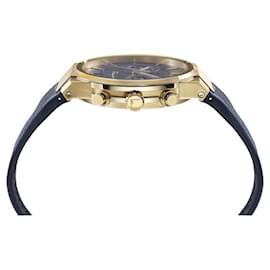 Salvatore Ferragamo-Ferragamo Sapphire Chrono Silicone Watch-Golden,Metallic