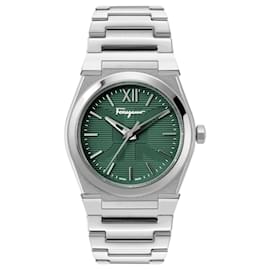 Salvatore Ferragamo-Vega Bracelet Watch-Silvery,Metallic