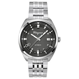 Salvatore Ferragamo-Ferragamo Evolution Automatic Watch-Silvery,Metallic