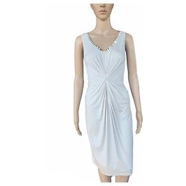 ROCCOBAROCCO Beige Viscose Dress M Beige