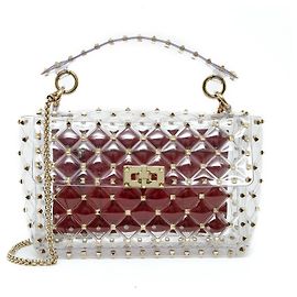 Valentino ROCKSTUD SPIKE MEDIUM PVC SS2018 Outro