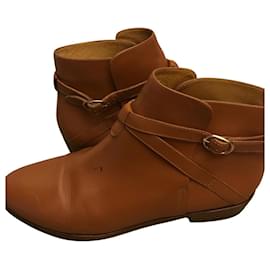 SéZane-Sézane cognac boots-Cognac