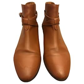 SéZane-Sézane cognac boots-Cognac