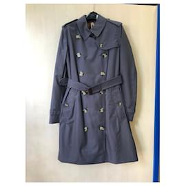 Burberry-BURBERRY The Long Kensington Heritage Trench Coat-Gris