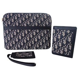 Dior Travel oblique travel kit Blue
