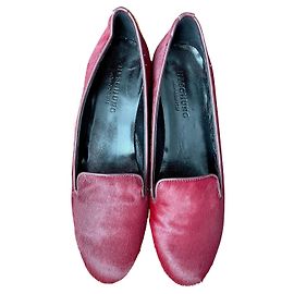 Mocasines Heschung en piel de becerro rojo burdeos 39 Burdeos