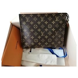 Louis Vuitton Wallet 26 Light Brown Cloth Light brown