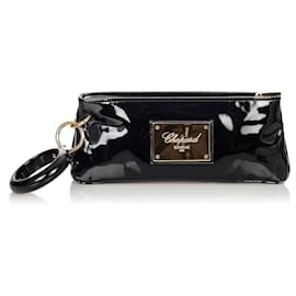 Clutch Chopard de charol negro Negro