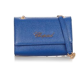 Borsa a tracolla con catena Chopard blu Chopard Blu
