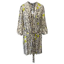 Diane Von Furstenberg Abito MarMara in seta multicolore Altro Stampa python