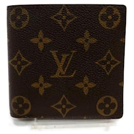 Louis Vuitton-Monogram Marco Mens Wallet Portefeuille Slender Florin Multiple-Other