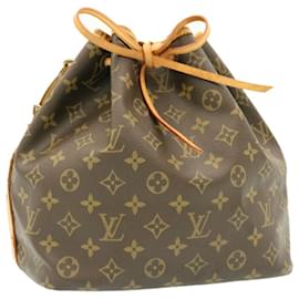Louis Vuitton-Bolsa de ombro LOUIS VUITTON Monogram Petit Noe M42226 LV Auth jk420-Outro