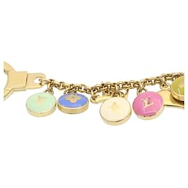 Louis Vuitton-LOUIS VUITTON Porte Cles Cianne Pastilles Charm Multicolor M65380 LV Auth kk004-Multiple colors,Golden