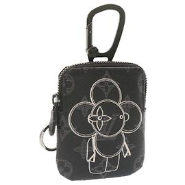 LOUIS VUITTON Pochette con zip Vivienne con monogramma Eclipse M62895 LV Auth nh079 Altro