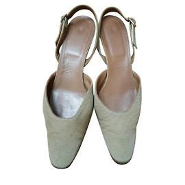 Giorgio Armani Low Heels Beige Beige